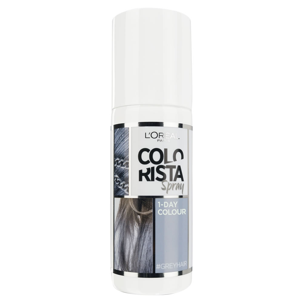 L'Oréal Paris Colorista Spray Grey Hair 100ml Image 1