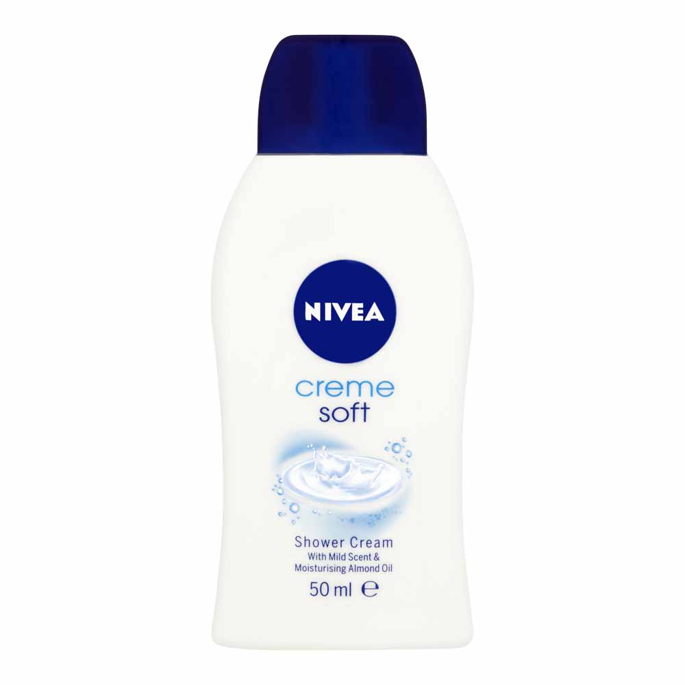Nivea Soft Shower Cream Travel Size 50ml Image 1