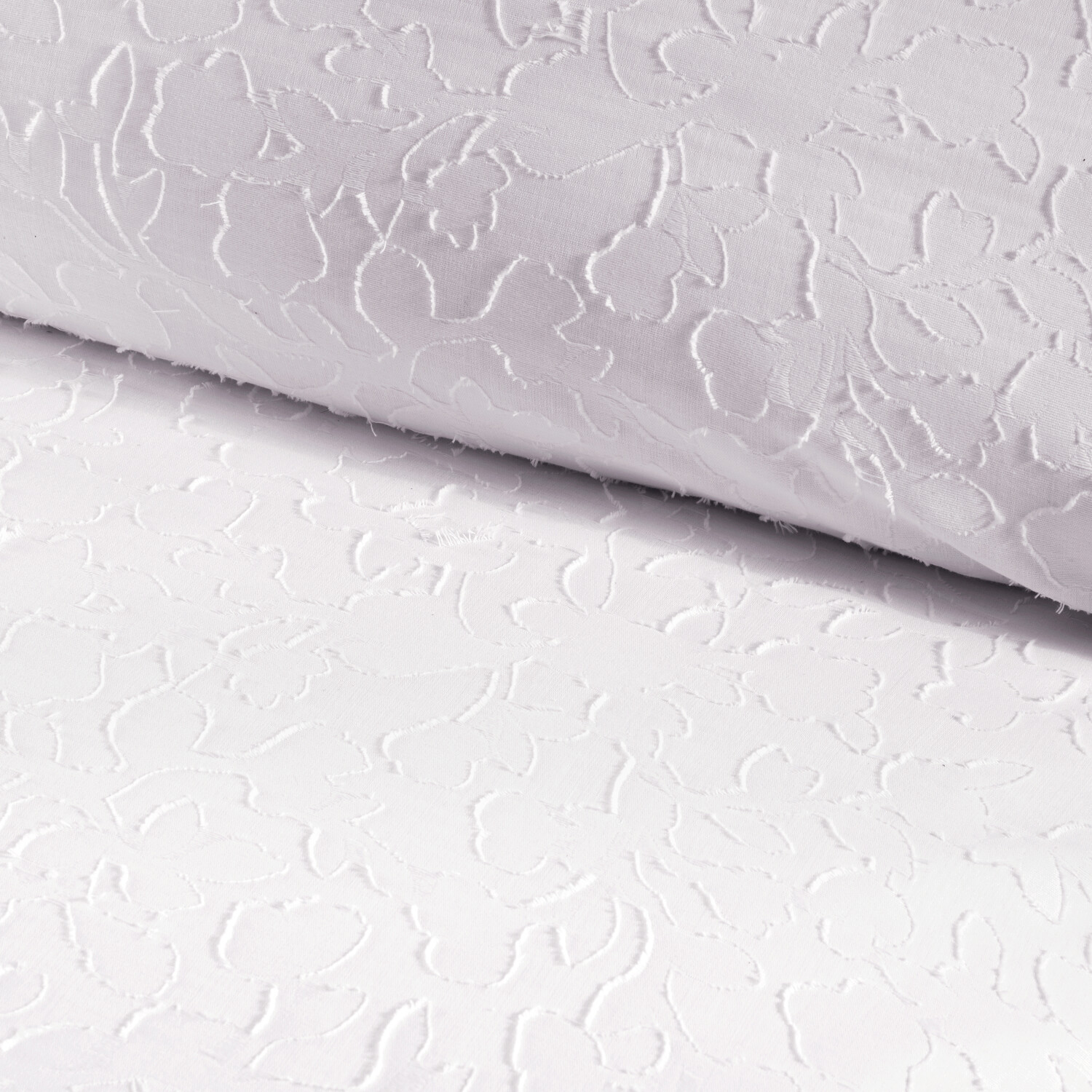 Emilia Jacquard Duvet Set White King Image 4