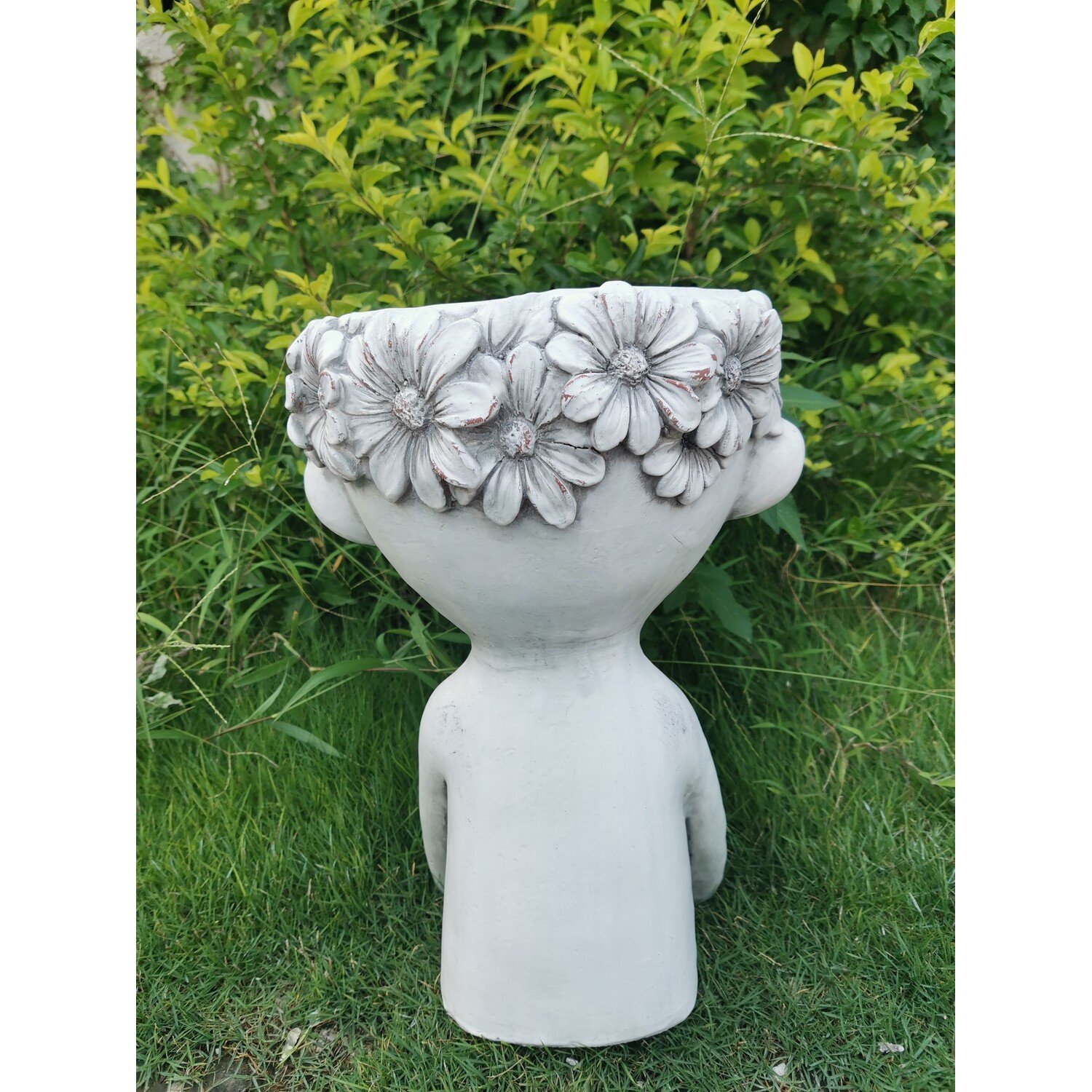 Flower Girl Planter - Stone Image 3