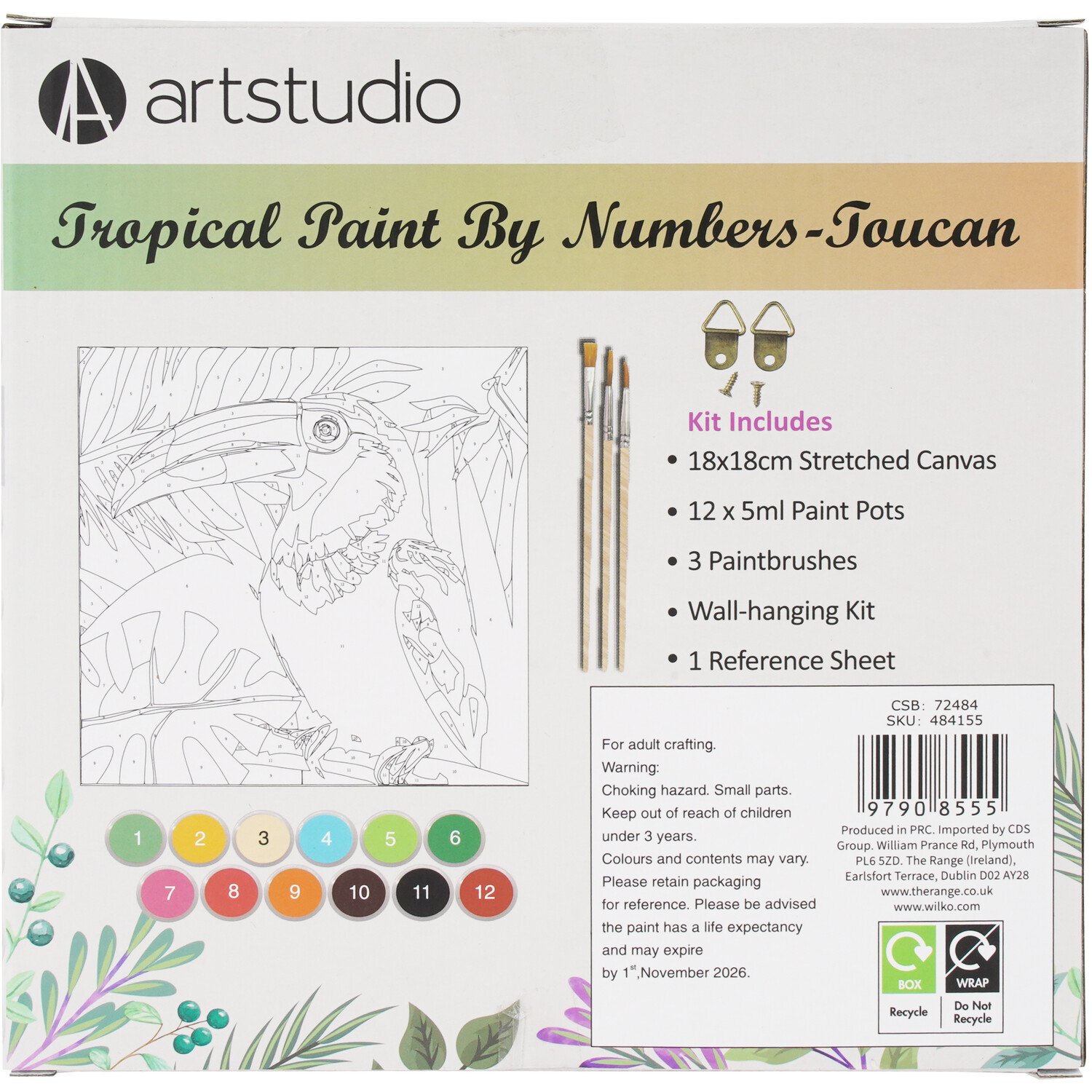 Paint By Numbers Tropical Kit Image 7