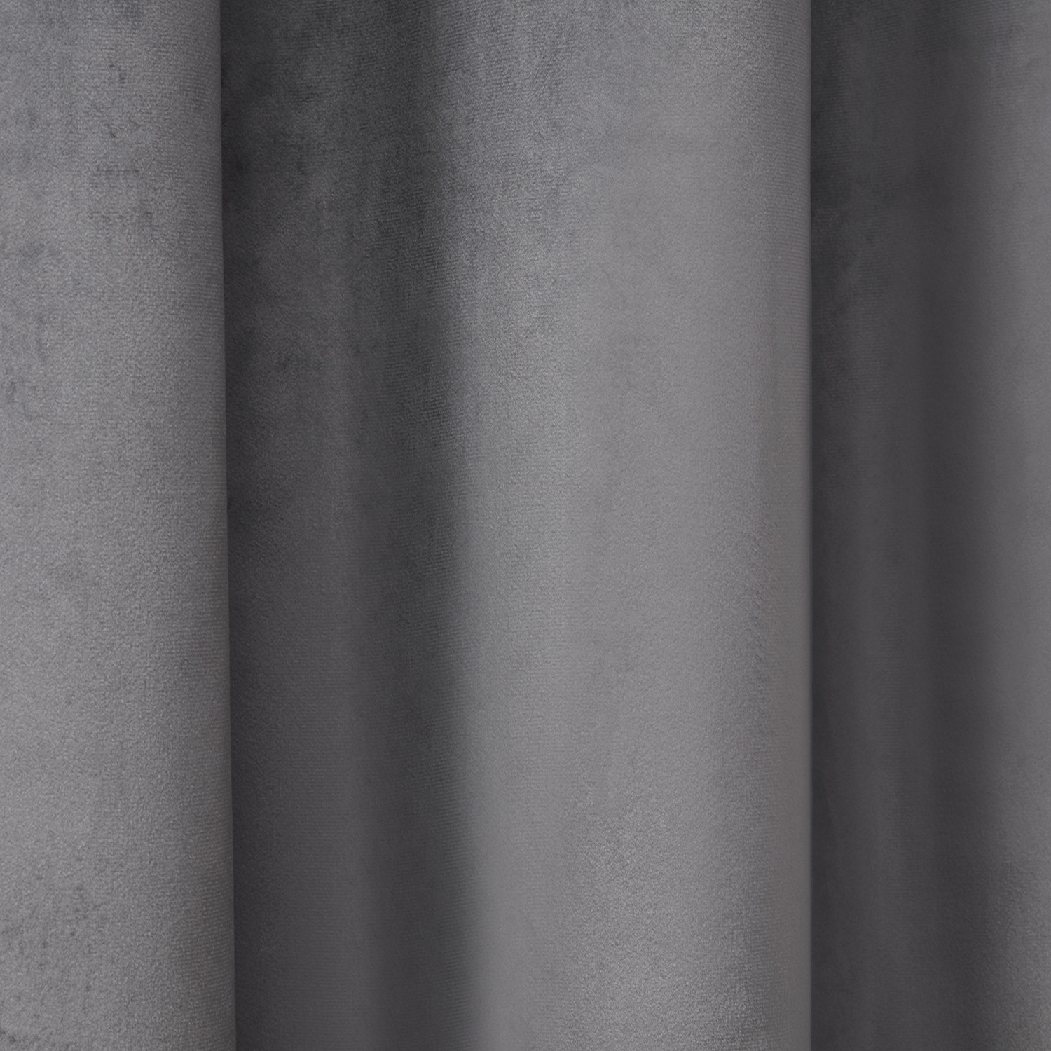 Divante Vermont Charcoal Velvet Blackout Curtains 168cm Image 4