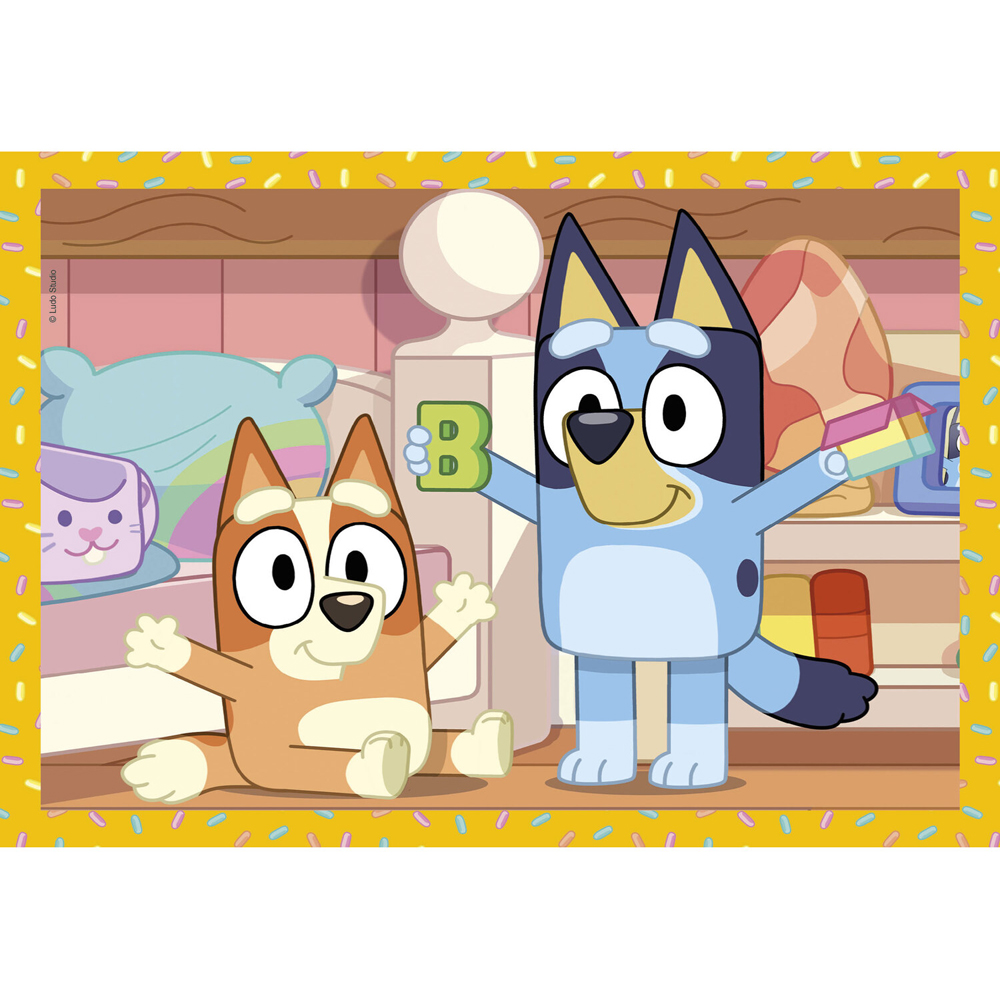 Bluey 4 in 1 Jigsaw Puzzle Image 4