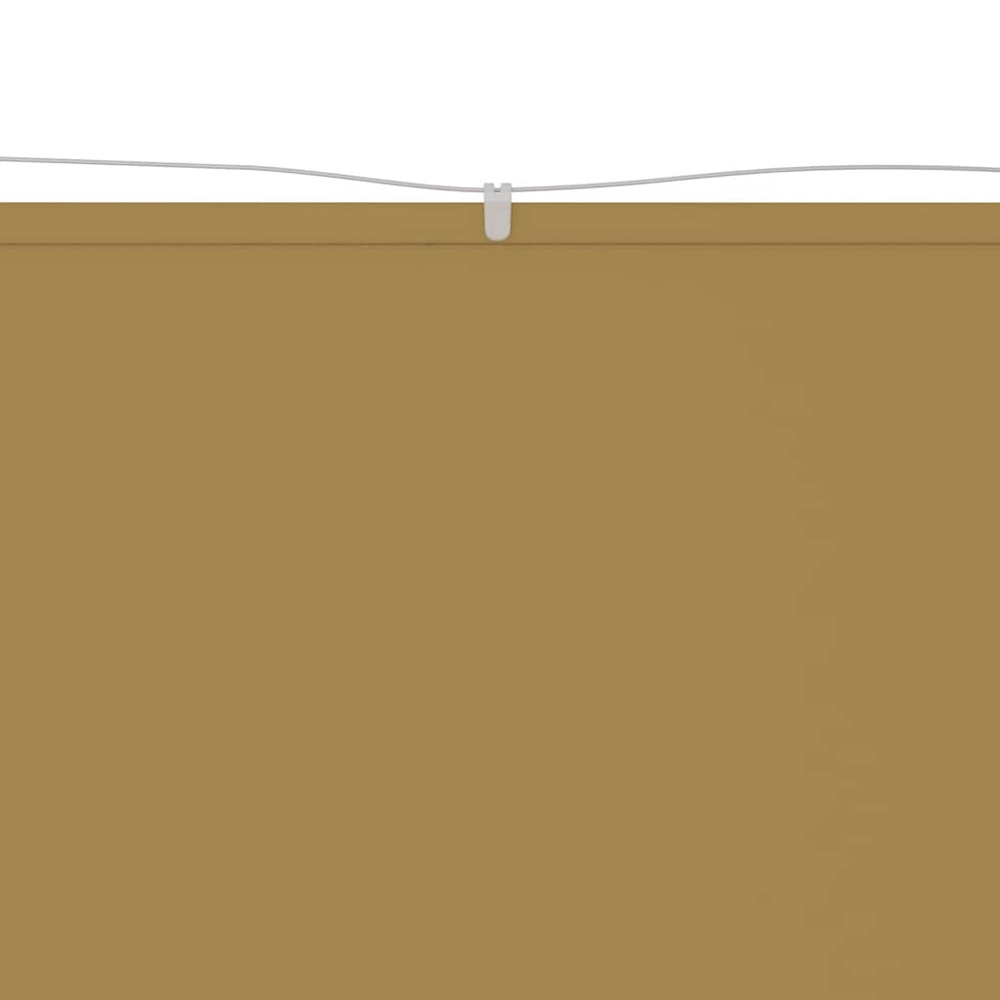 vidaXL Beige Oxford Fabric Vertical Awning 60cm x 6m Image 5