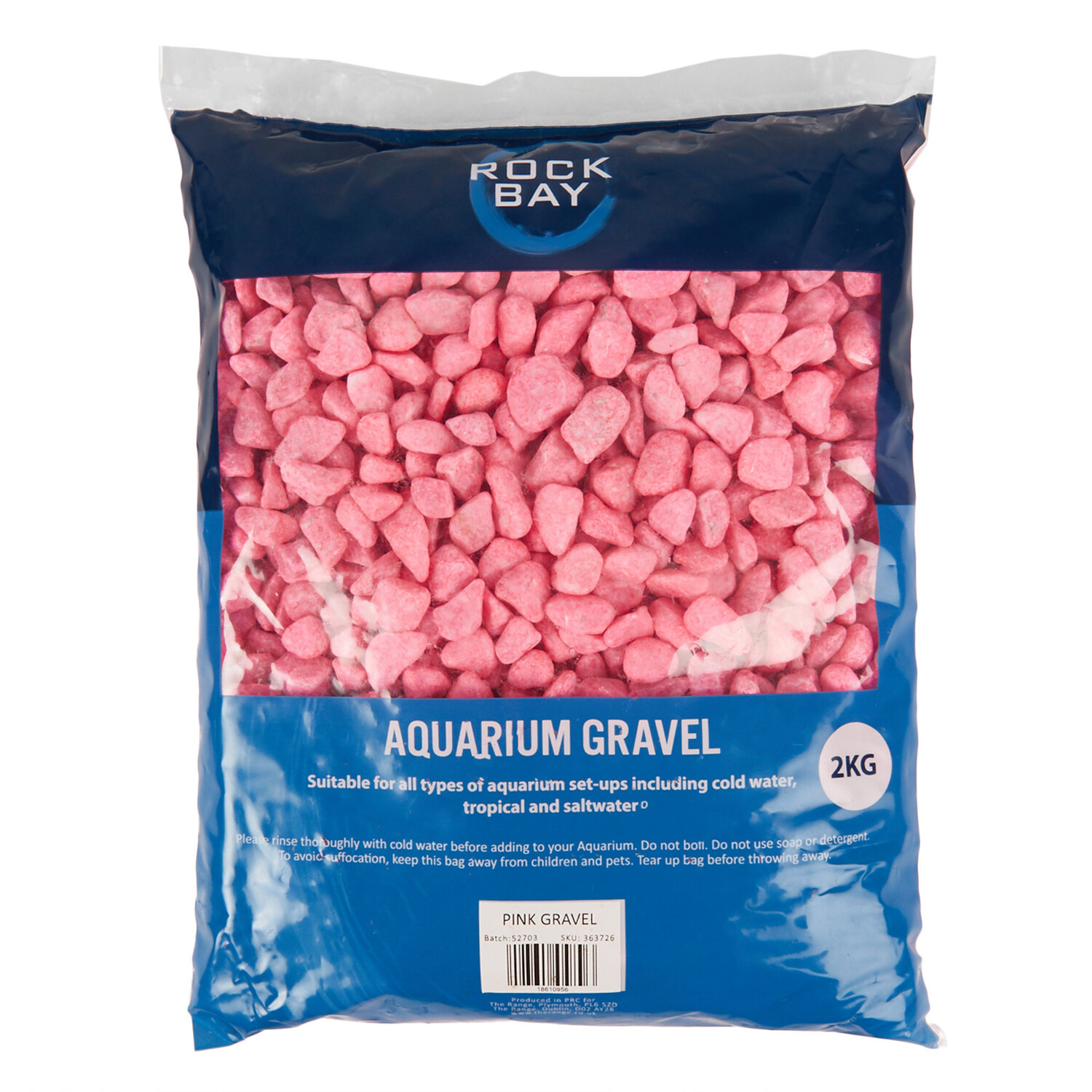 Rock Bay Aquarium Gravel - Pink Image 1