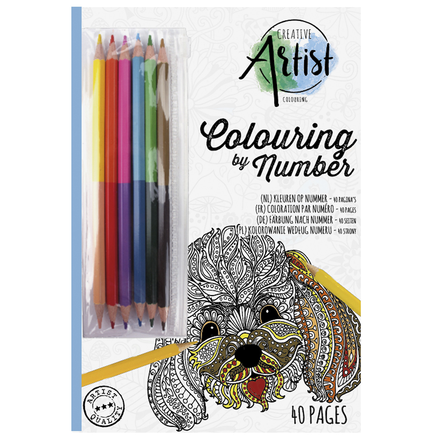 Single CRAFT Sensations Colouring By Number Book in Assorted styles Image 2