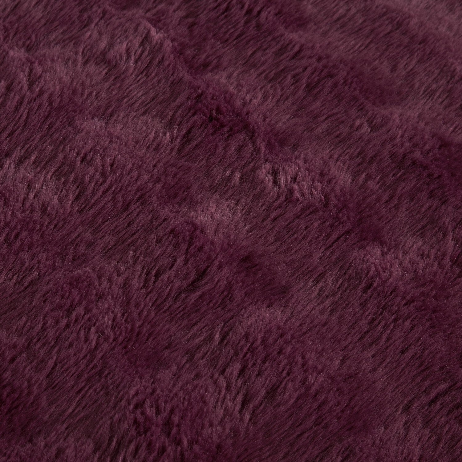Aurora Soft Faux Fur Duvet Set Berry King Image 6