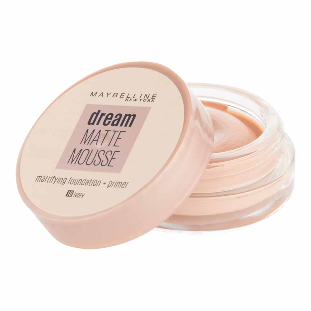 Maybelline Dream Matte Mousse Foundation SPF15 Ivory 10 18ml Image 2