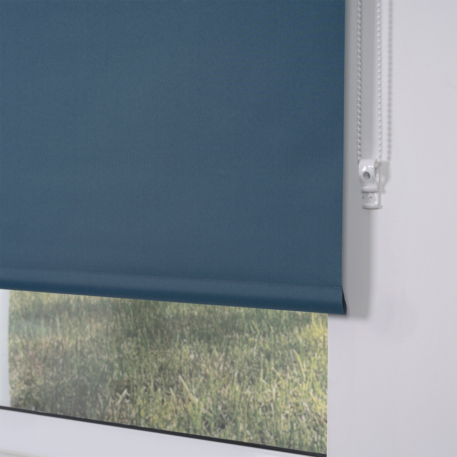 Divante Plain Blackout Roller Blind - Teal / 60cm Image 3