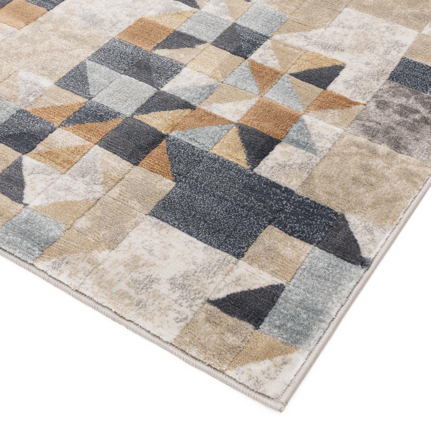 Carla Multicolour Geometric Rug 200cm Image 2