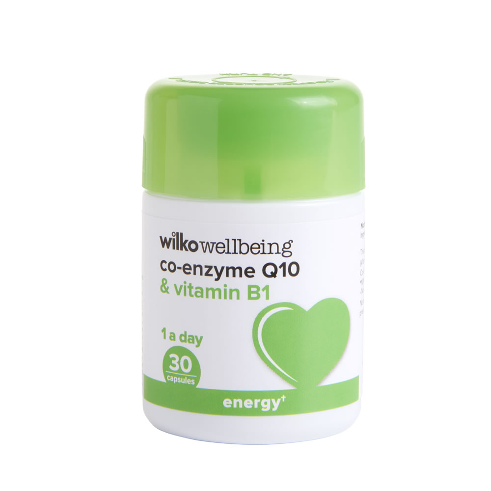 Wilko Co Q-10 with B1 50mg Vitamin Tablets 30 Pack Image