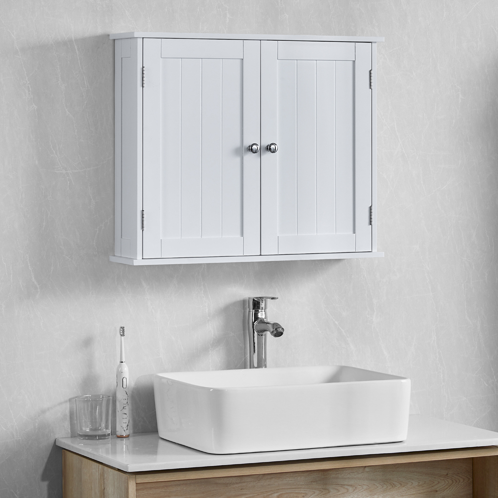 BATH VIDA Priano White 2 Door Bathroom Cabinet Image 3