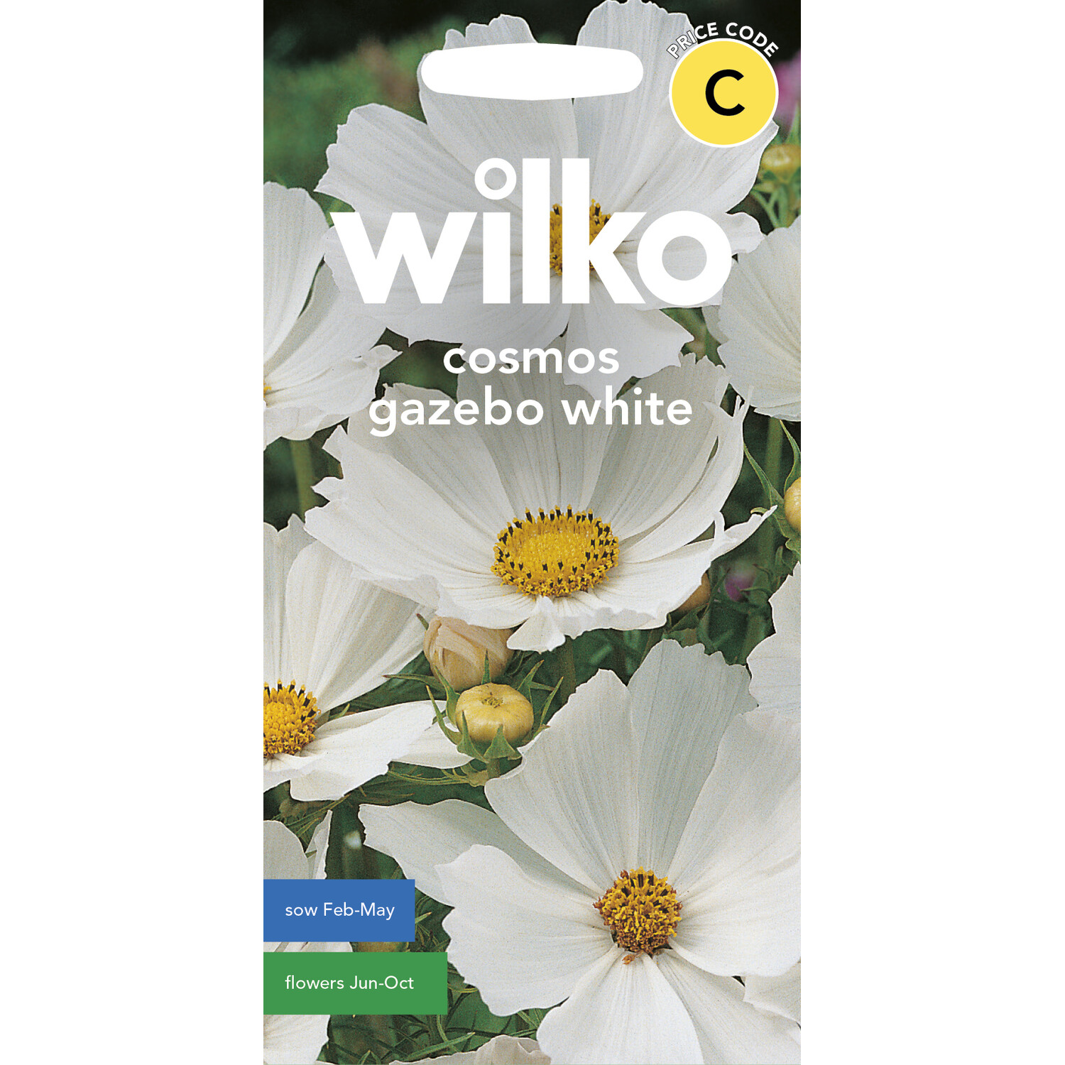 Wilko White Gazebo Cosmos Seeds Image 1