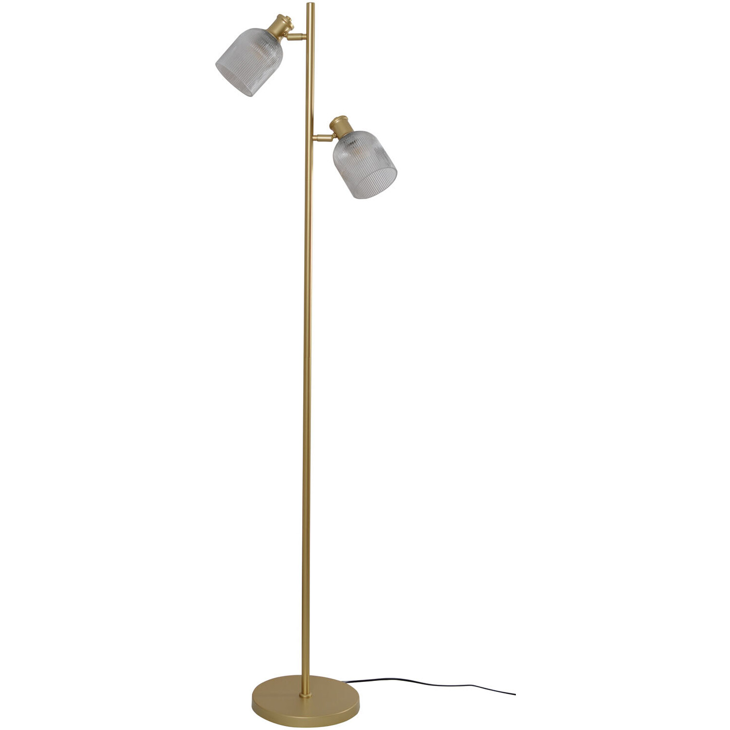 Sorrento Gold 2 Light Floor Lamp Image 1