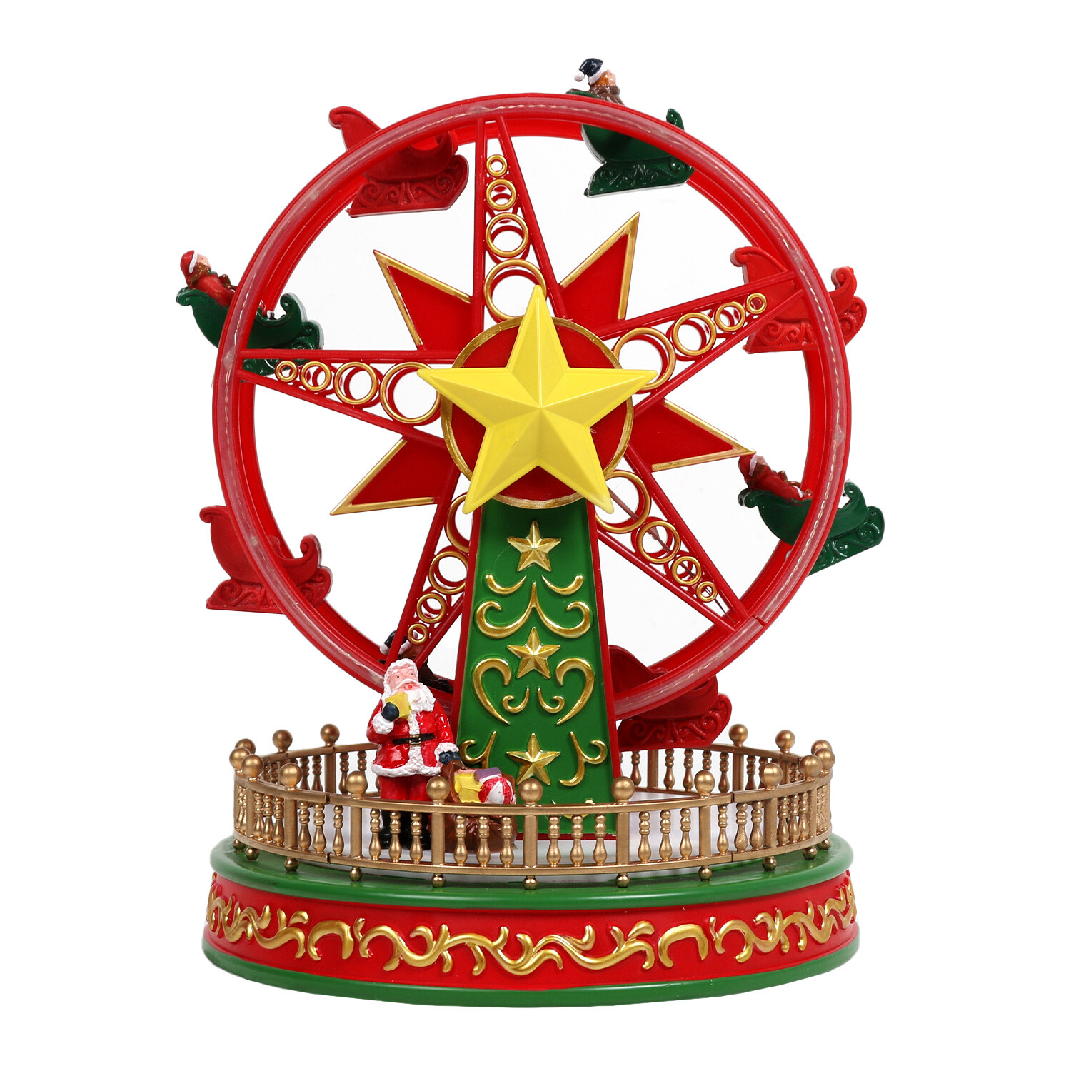 LED Animated Ferris Wheel - Red Image 1