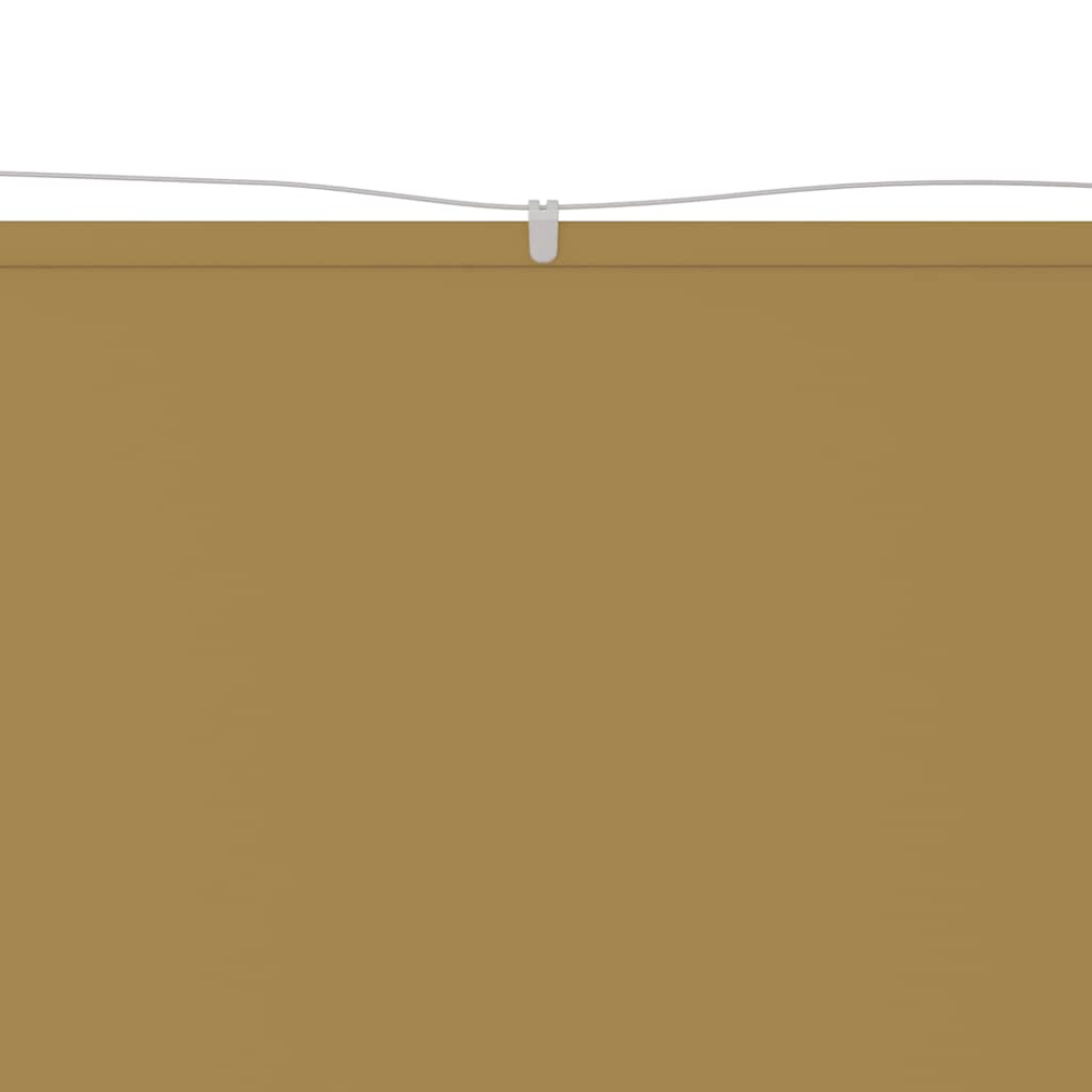 vidaXL Beige Oxford Fabric Vertical Awning 60cm x 10m Image 5