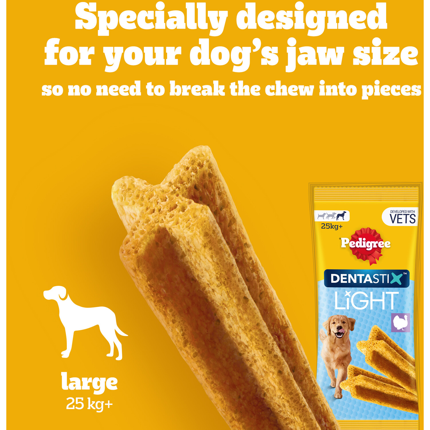 Pedigree DentaStix Light Dog Chews Large 21 Image 4