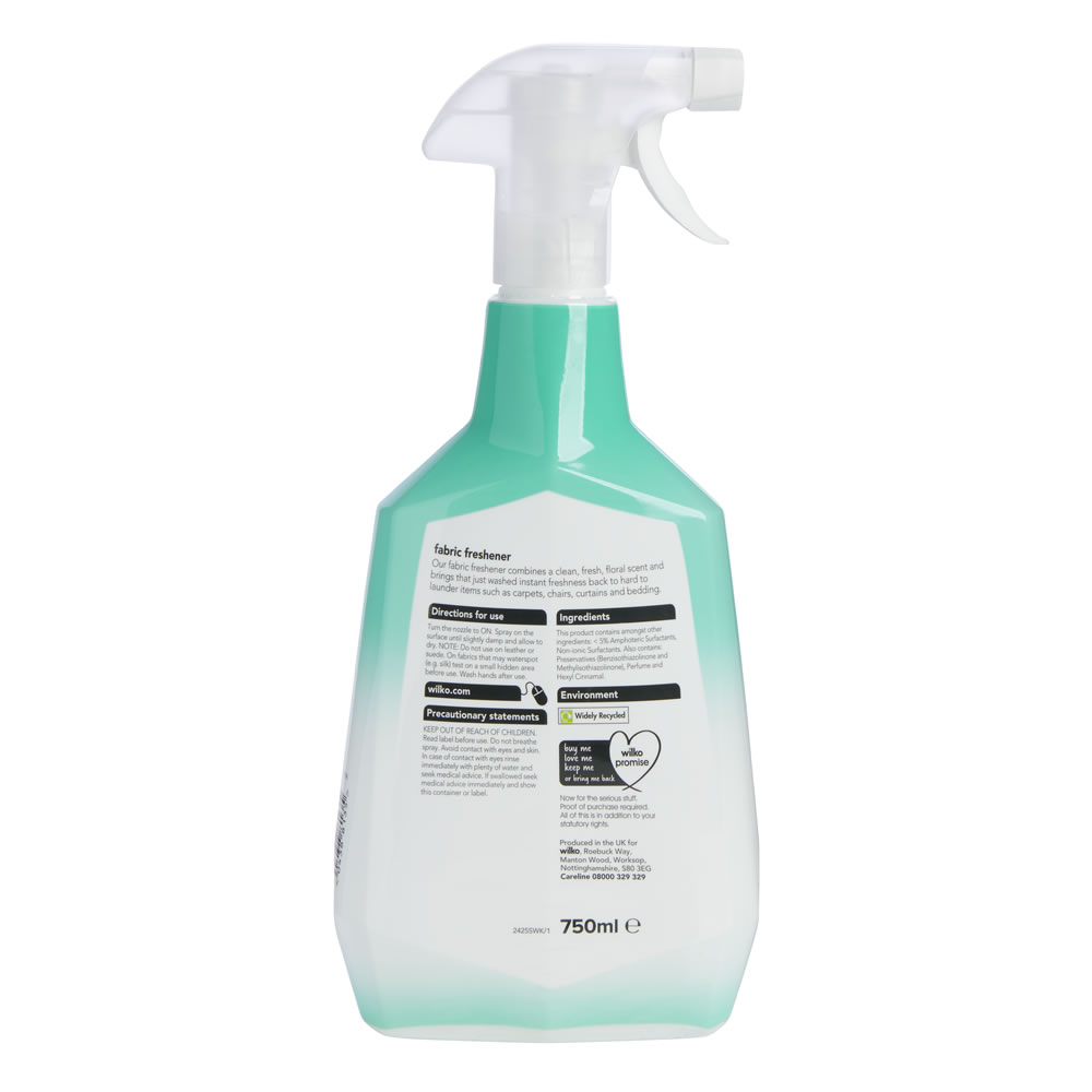 Wilko Exotic Ylang and Freesia Fabric Freshener 750ml Wilko