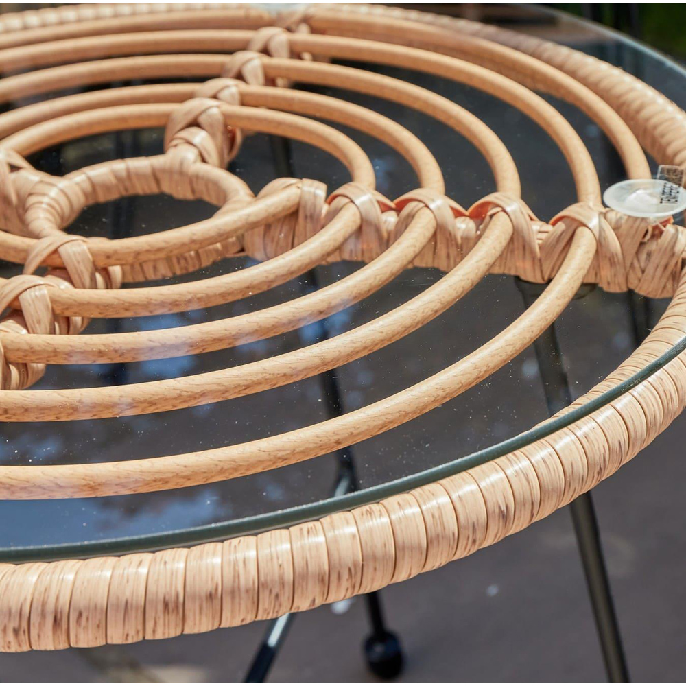 Home Source Flora Natural Bistro Set Image 2