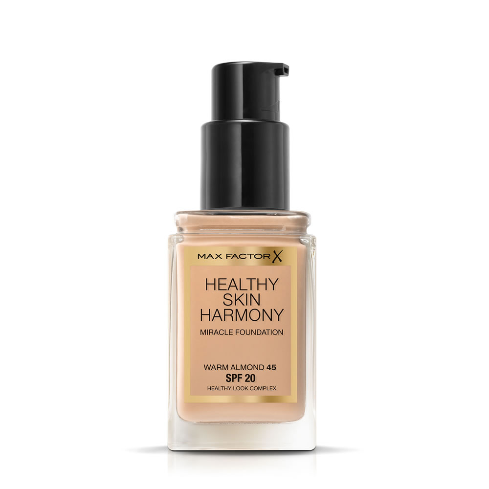 Max Factor Healthy Skin Harmony Miracle Foundation  SPF20 Almond 45 30ml Image 1