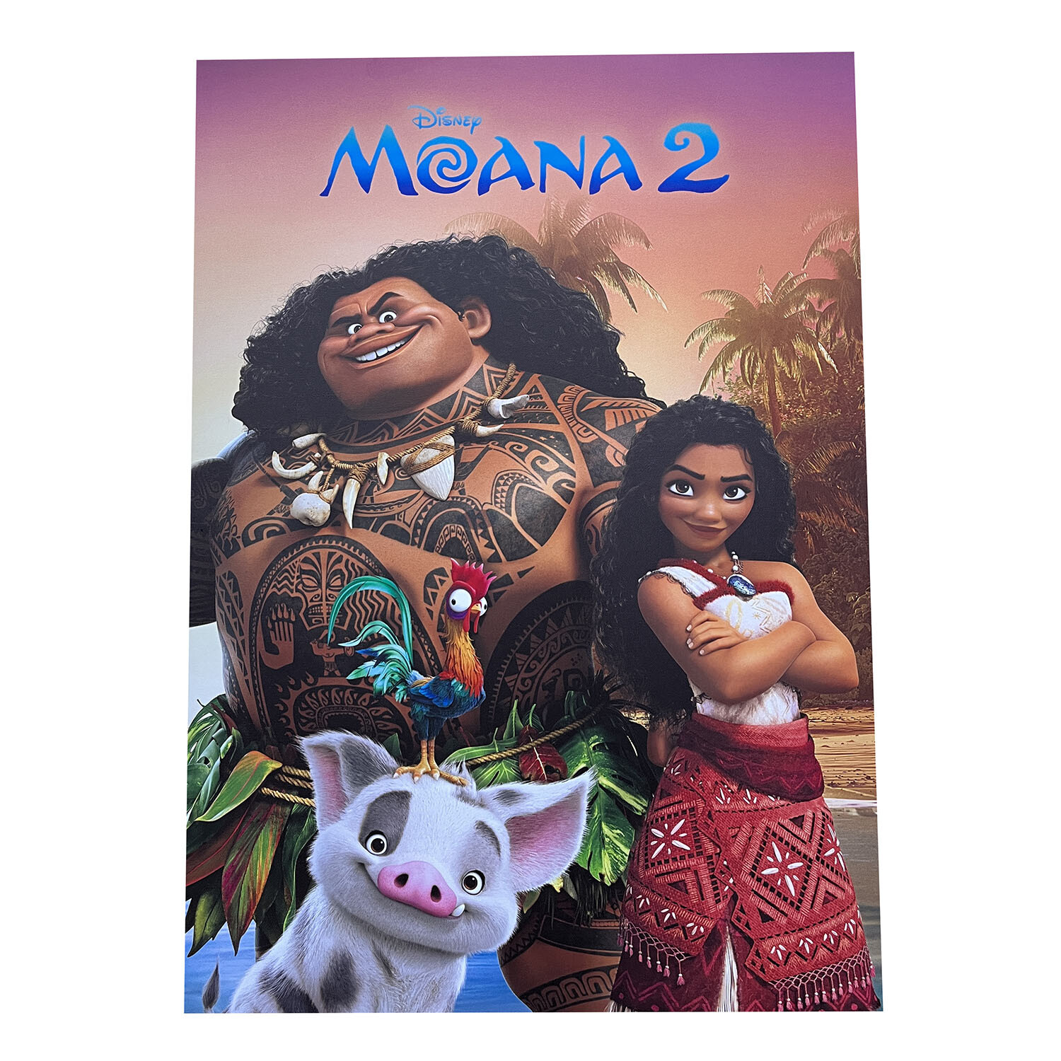 Disney Moana 2 Canvas - Brown Image 1