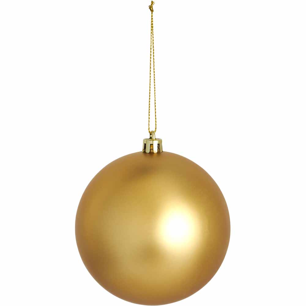 Wilko Cosy Christmas Baubles 7 Pack Image 7
