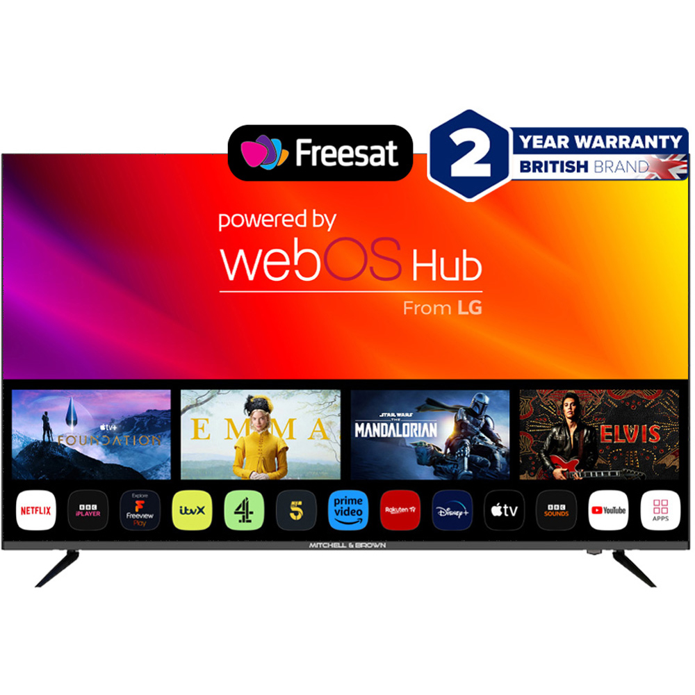 Mitchell & Brown 50 inch 4K Ultra HD Smart TV with WebOS Image 3