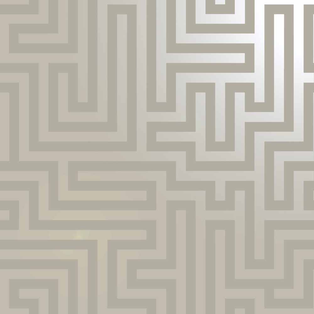 Holden Glistening Maze Taupe Wallpaper Image 1