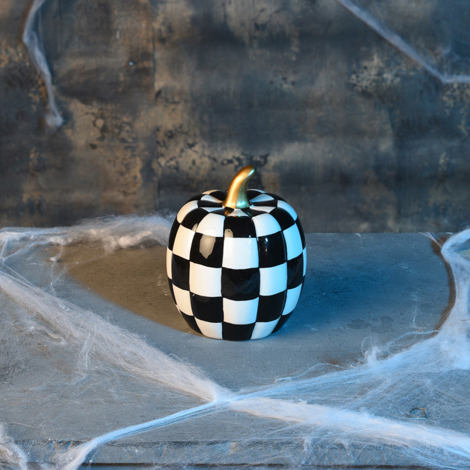 Black and White Pumpkin Black and White Image 3