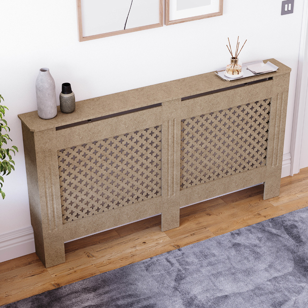 VIDA DESIGNS Oxford Unfinished Radiator Cover Large Image 4