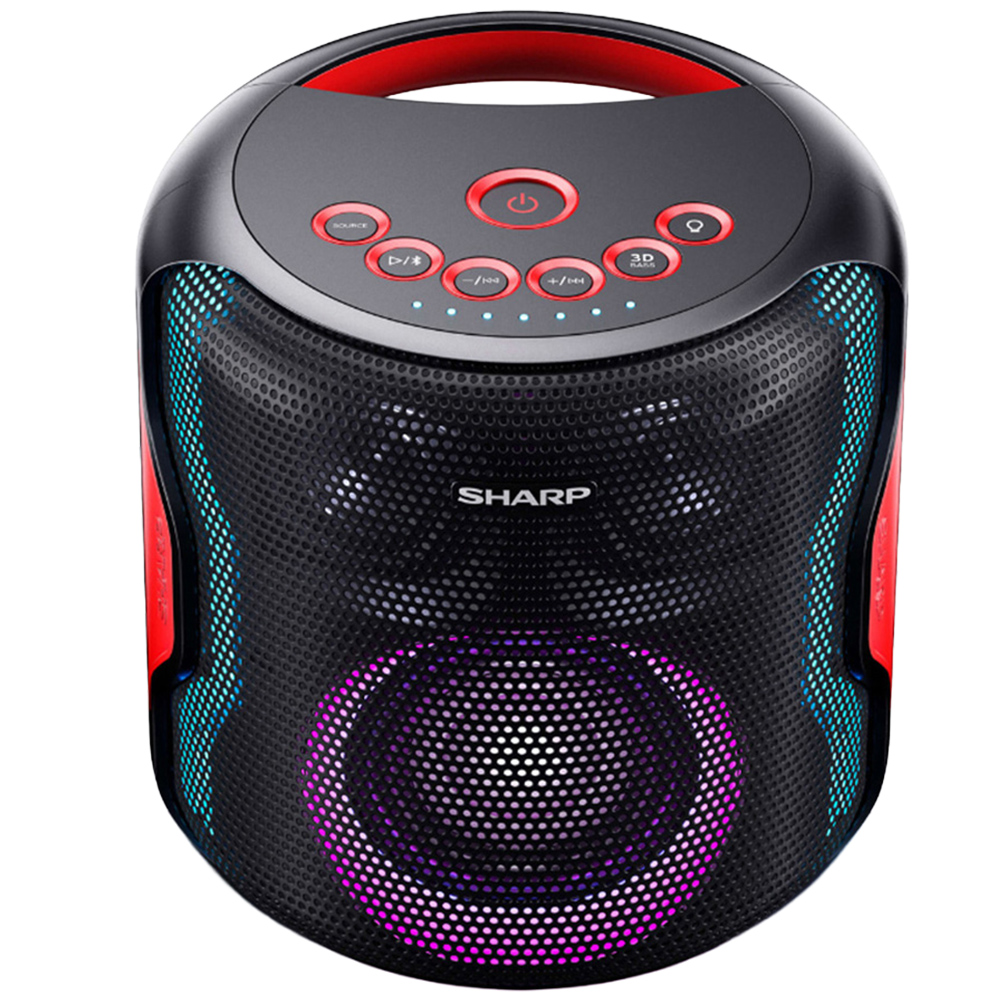 SHARP PS-921 BK Black Party Speaker Image 3