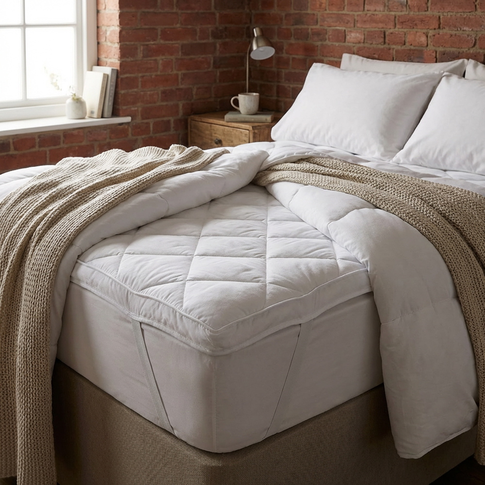 Divante Deep Fill Mattress Topper - White / King Image 5