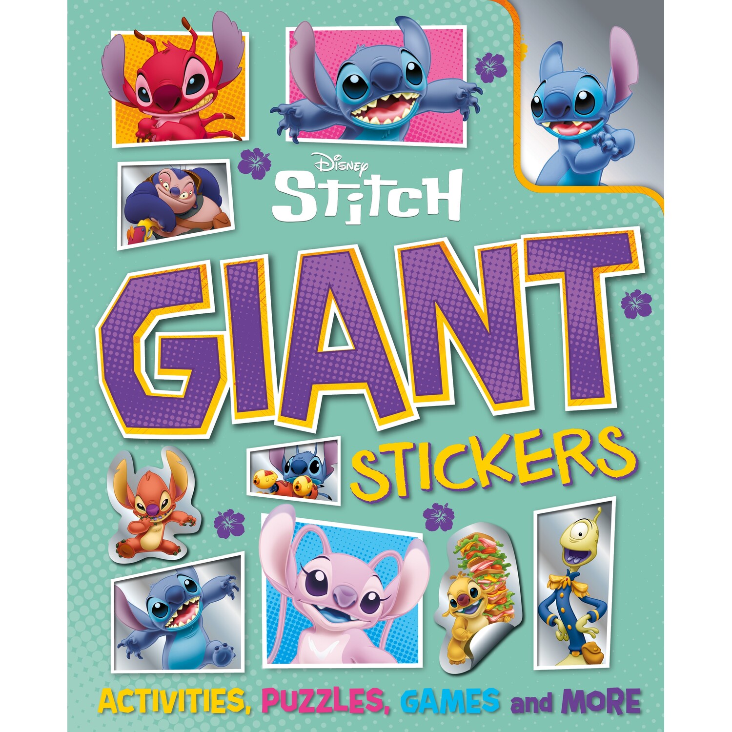Disney Stitch Giant Stickers Green Image