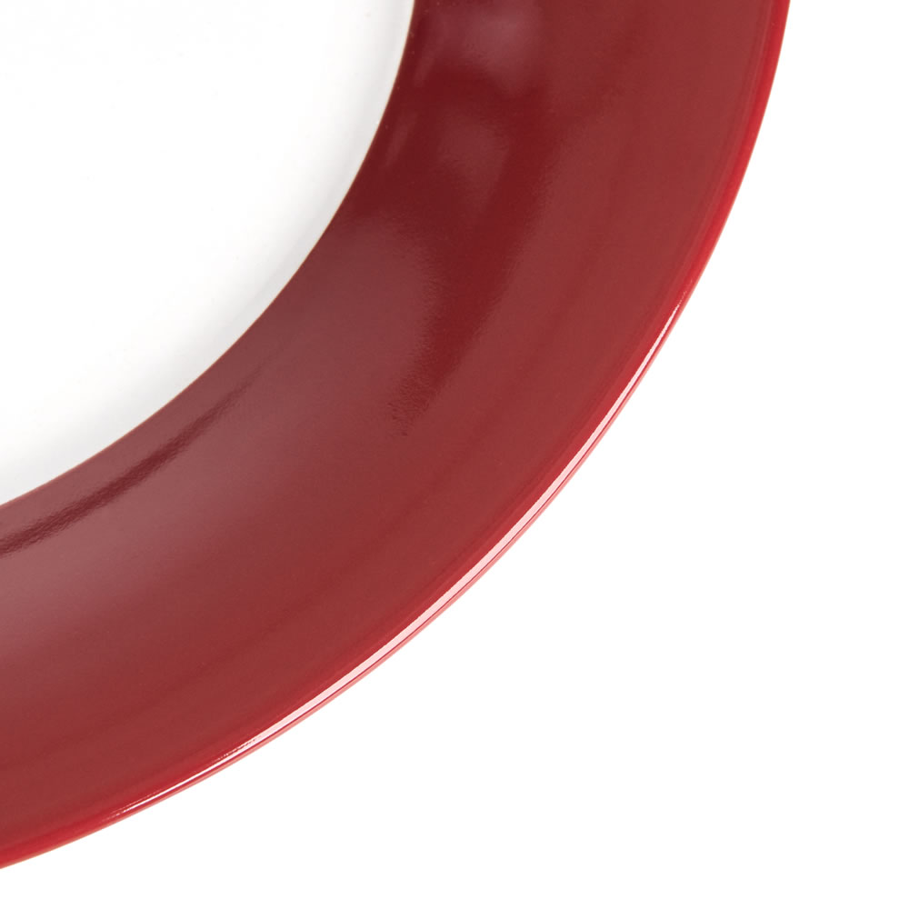 Wilko Colour Play Red and White Side Plate Image 2
