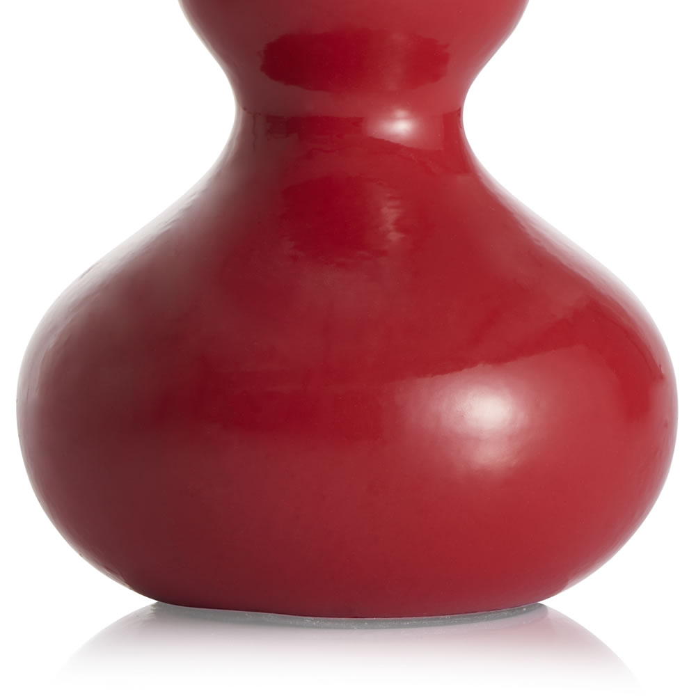 Wilko Chilli Pepper Red Ceramic Lamp Image 4