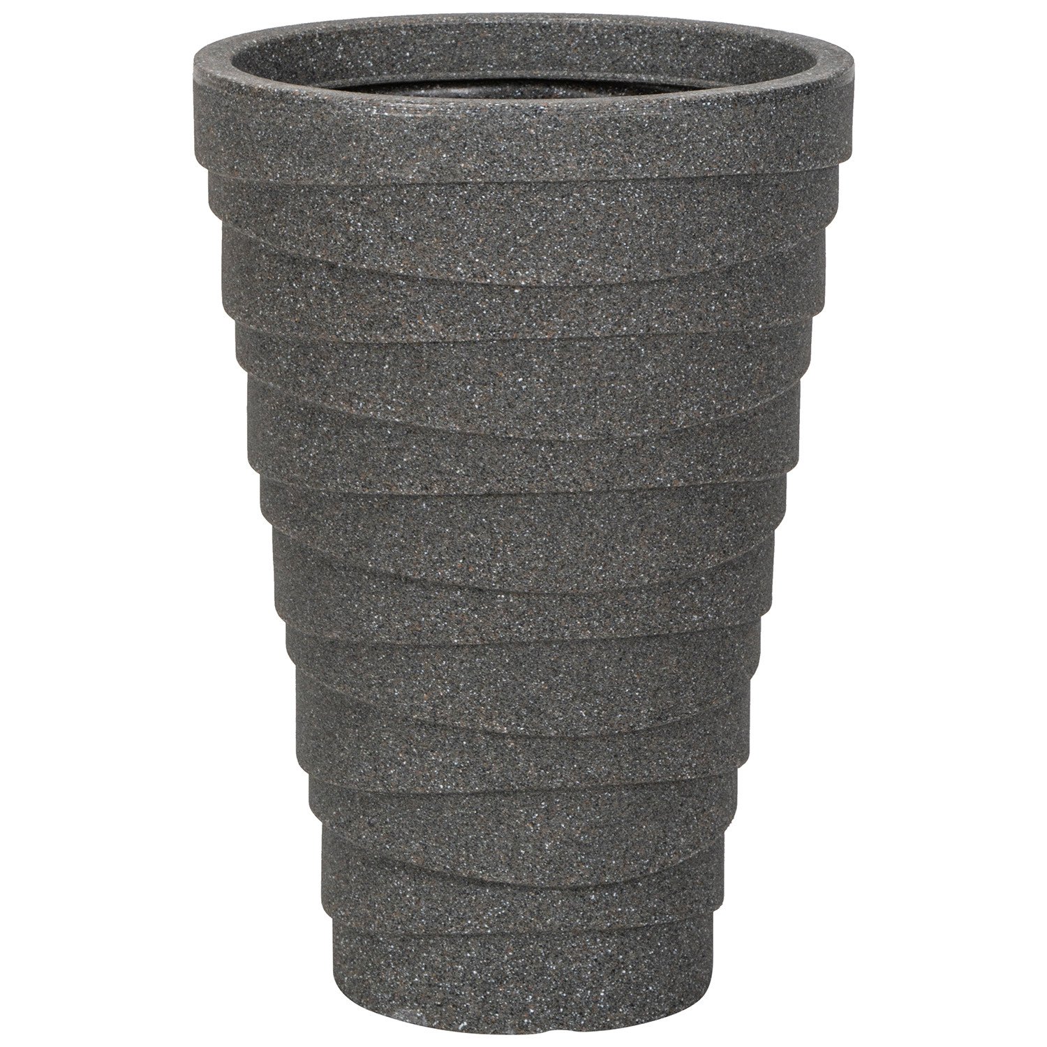 Trojan Ash Grey Granite Effect Planter 56cm Image