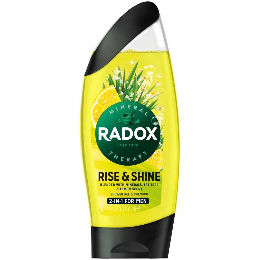 Radox for Men Rise and Rise and Shine Shower Gel 250ml Image 1