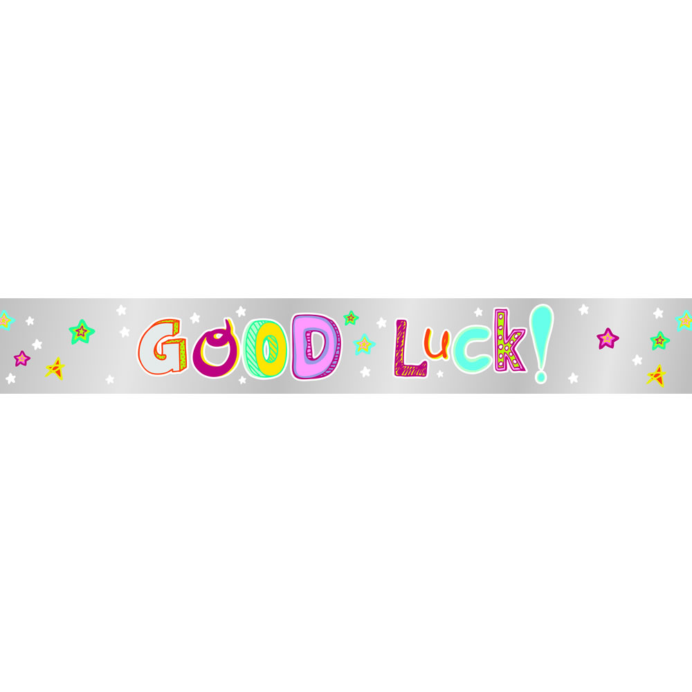 Good Luck Foil Banner 3.6m Image