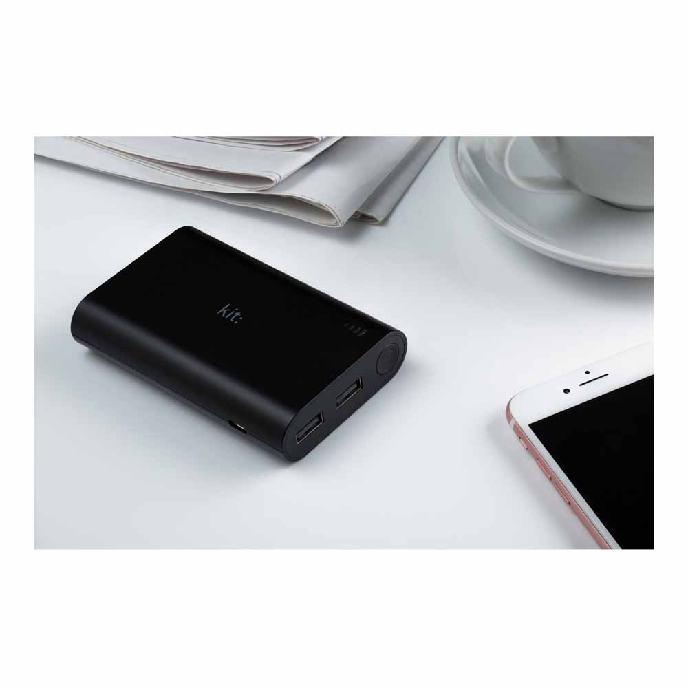 Kit Essentials Powerbank 6000mAh Black Wilko