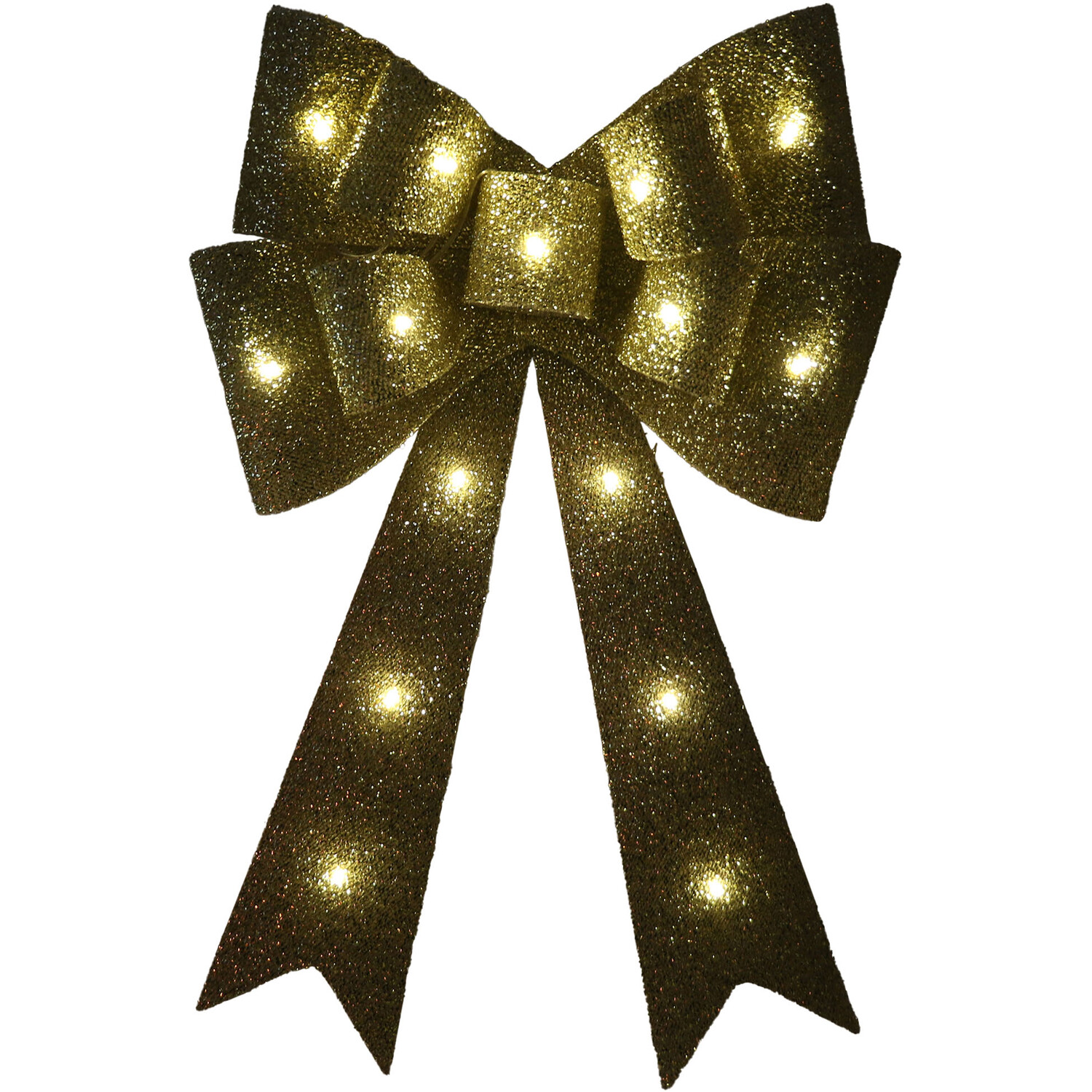 LED Glitter Bow Image 2