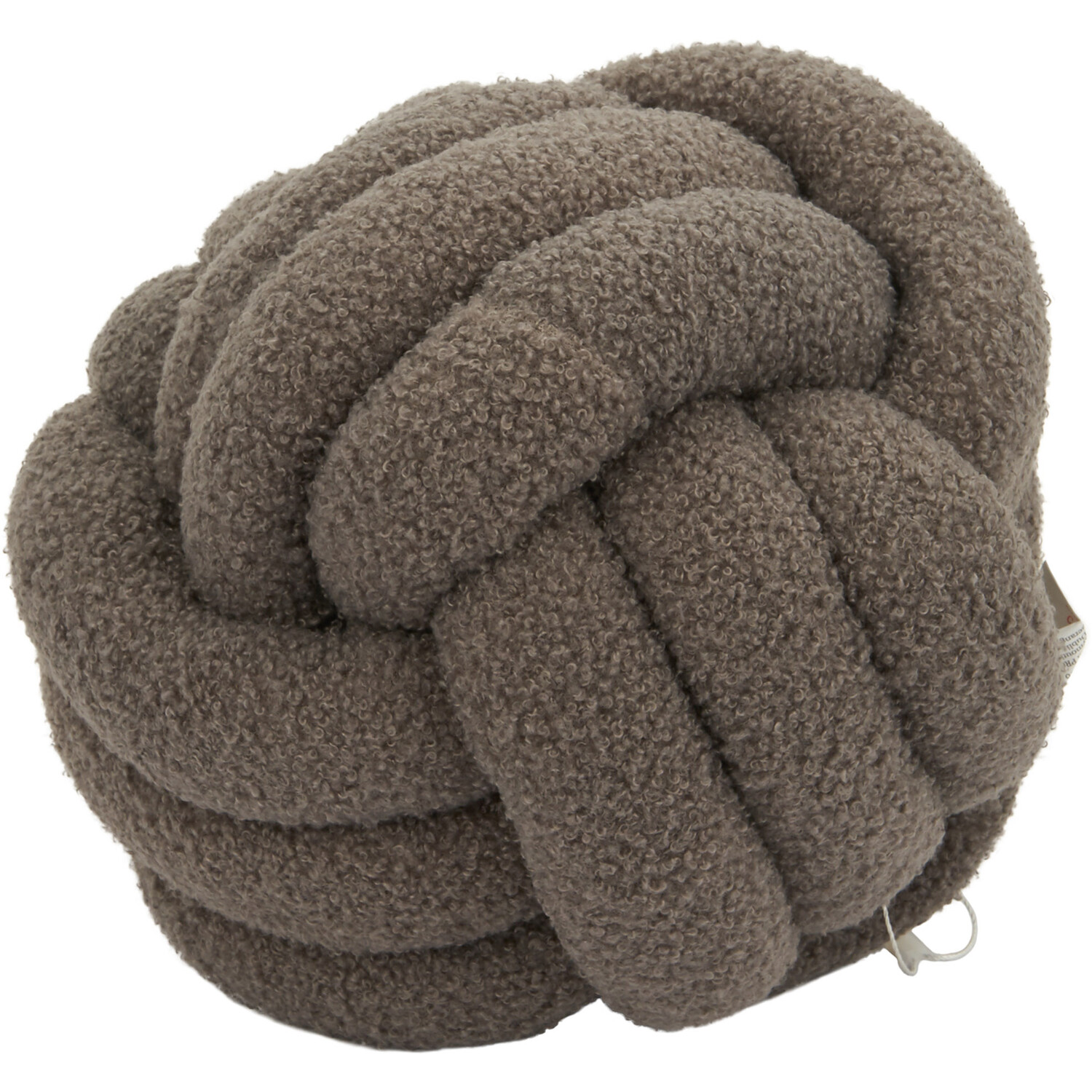 Knot Boucle Cushion - Charcoal Image 4