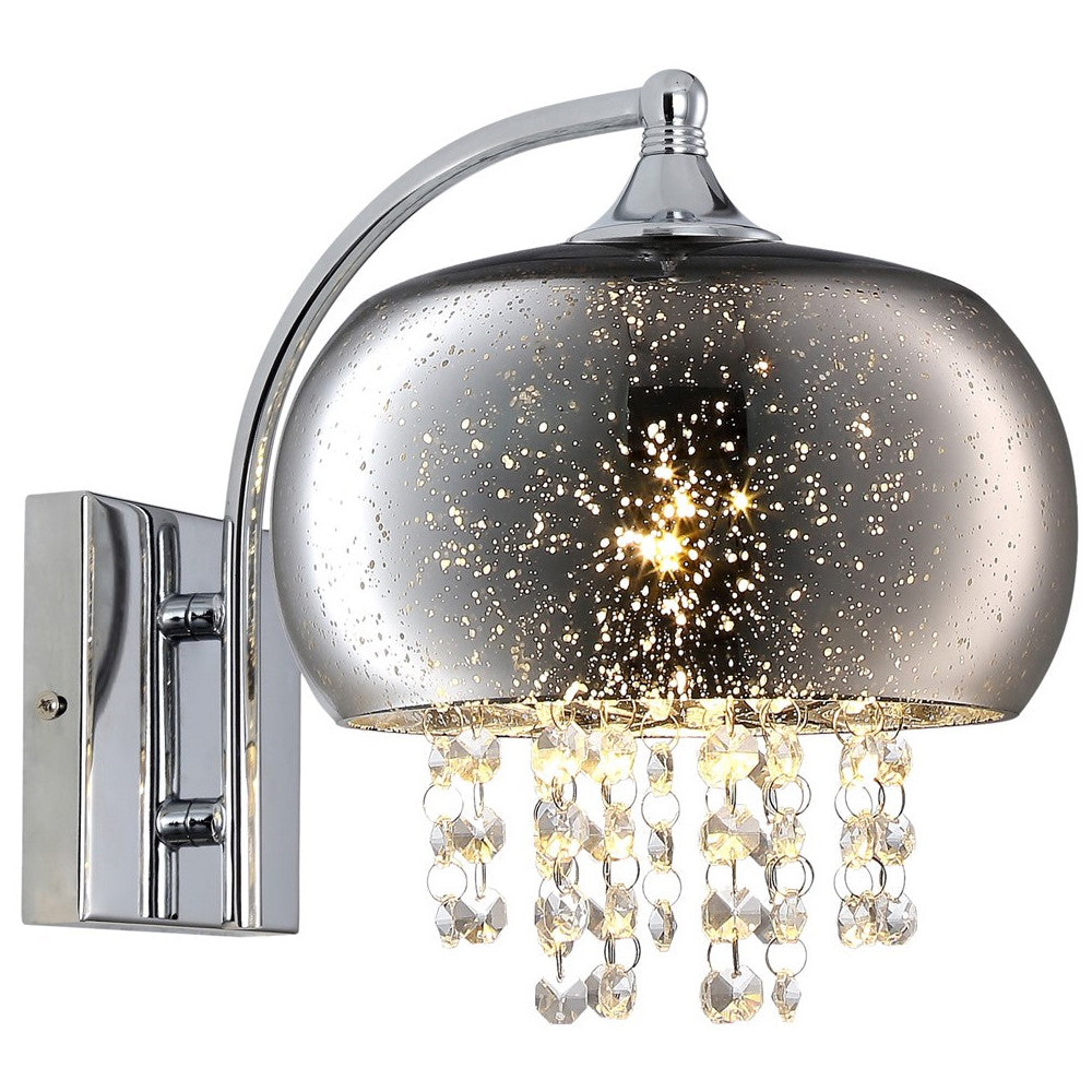 Milagro Starlight Silver Wall Lamp 230V Image 1