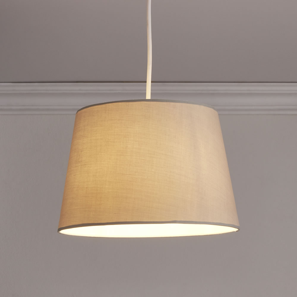 Wilko Tapered Grey Light Shade Wilko