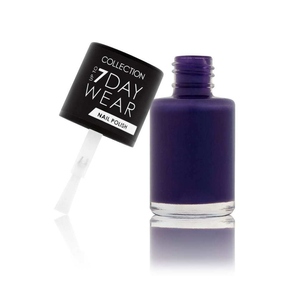 Collection 7 Day Wear Nail Polish Purple Storm 8ml Image 2
