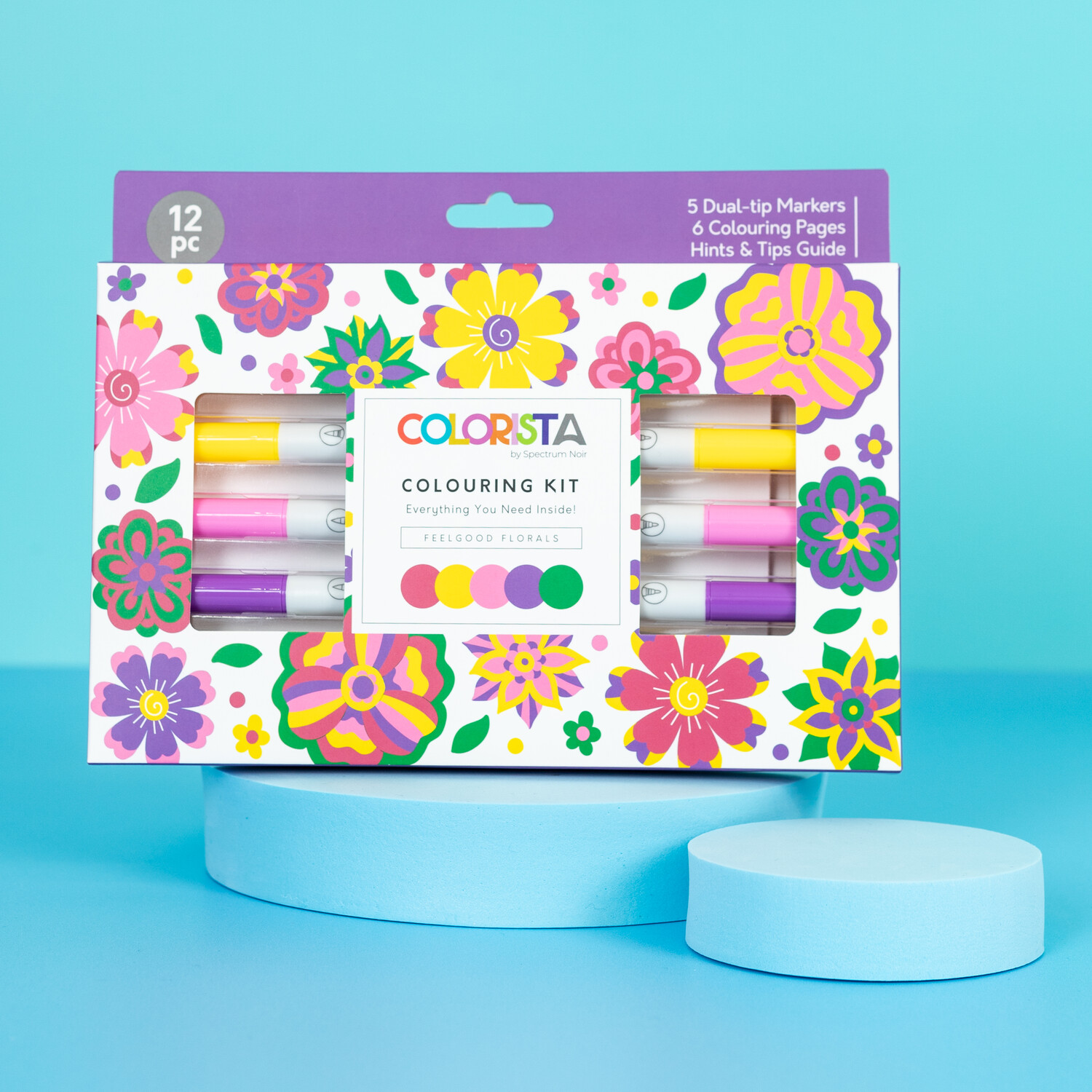 Colorista Colouring Kit - Feelgood Florals Image 2