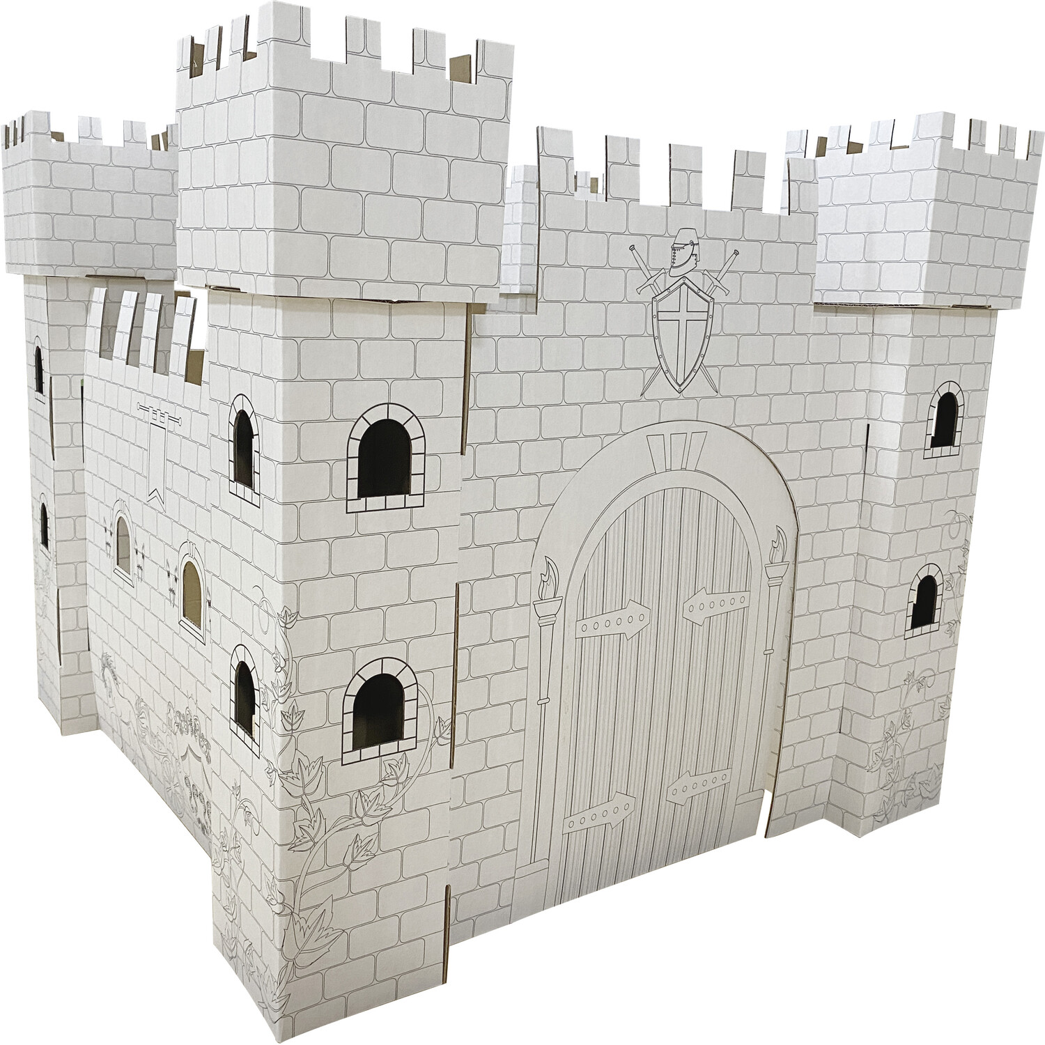 Build Your Own Cardboard Castle Set Image 2
