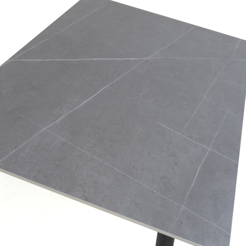 Monaco 4 Seater Dining Table Grey Image 4