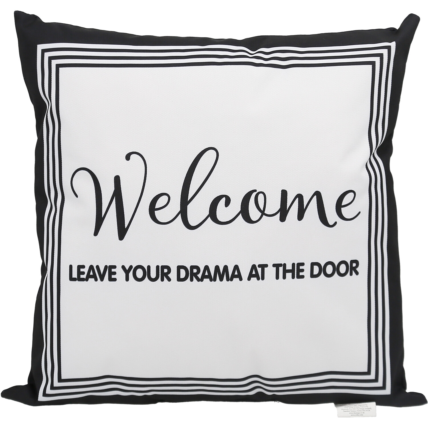 Pack of 4 Linear Lux Outdoor Cushions Monochrome Image 12