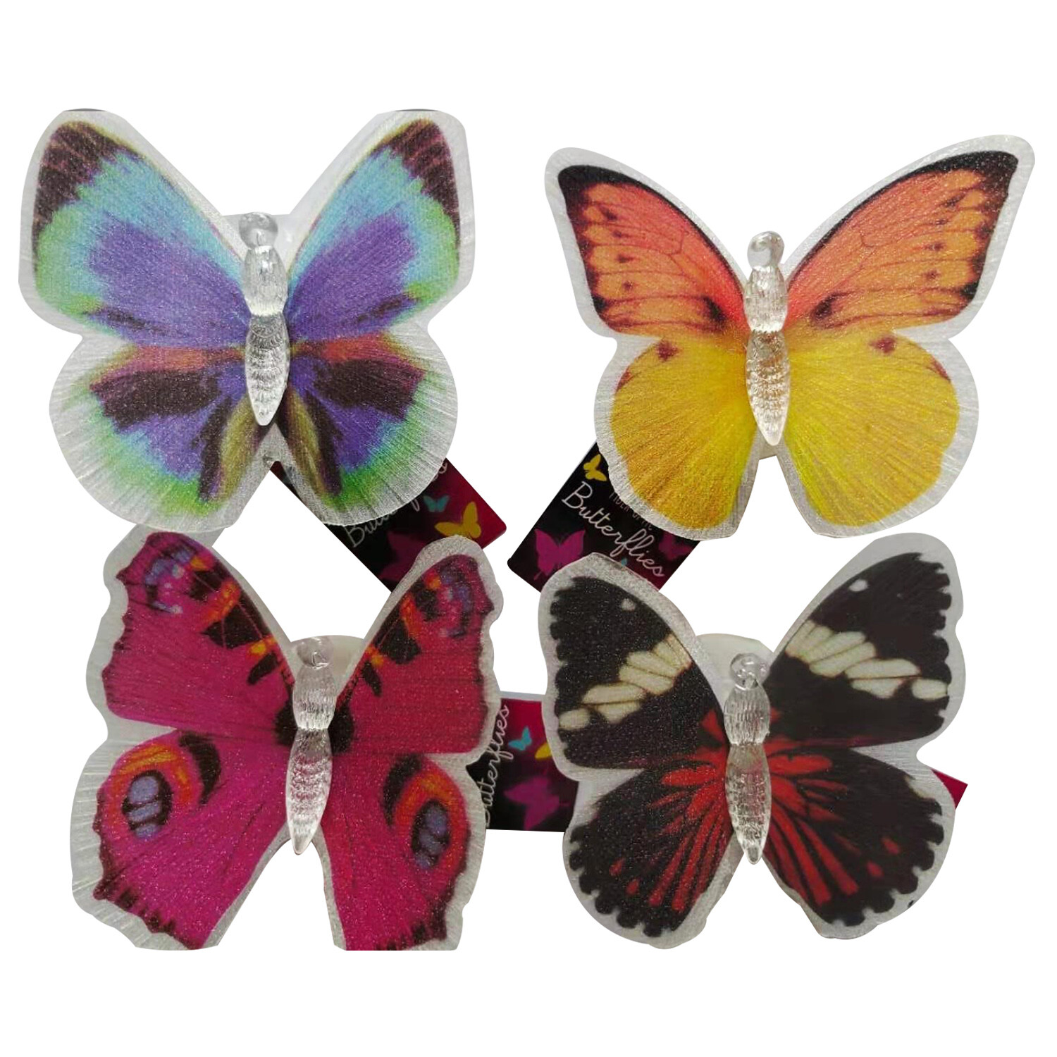 Multi Colour Changing Fiber Optic Butterfly Image 5