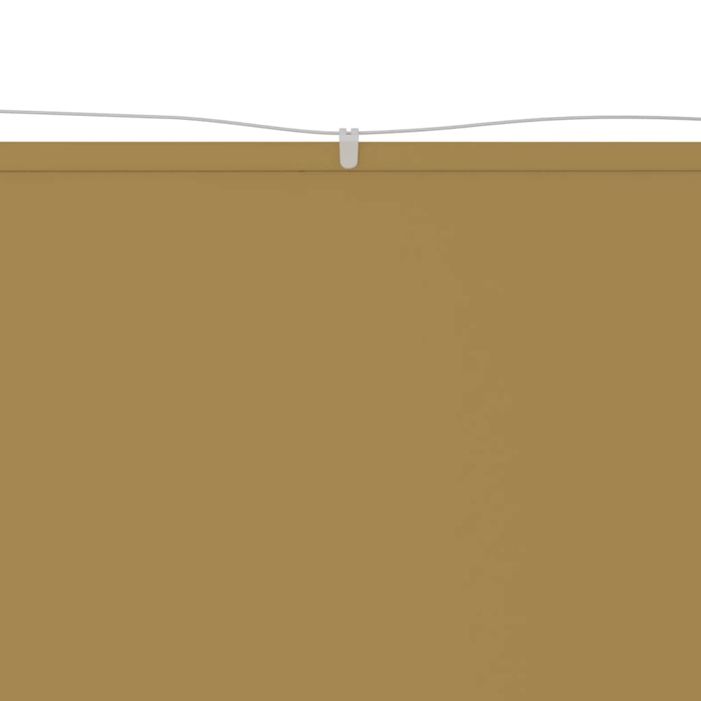 vidaXL Beige Oxford Fabric Vertical Awning 1.4 x 2.7m Image 5